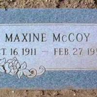 Irma Maxine MCCOY